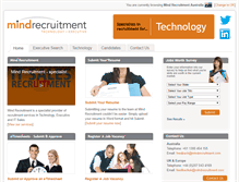 Tablet Screenshot of mindrecruitment.com